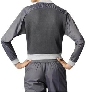 ADIDAS by STELLA MC CARTNEY  large size 12 “BRIGADE “gray 2pc joggers & jacket